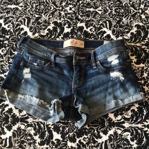Hollister short-short Jean shorts